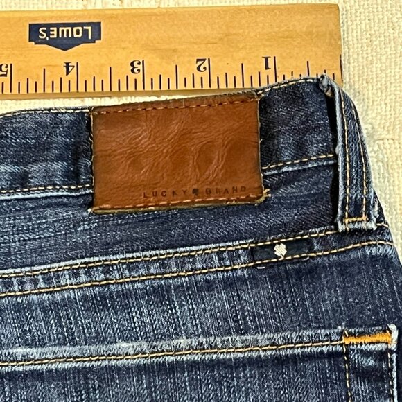 Lucky Brand 1 Authentic Skinny Jeans 36x32 button fly - Picture 9 of 9